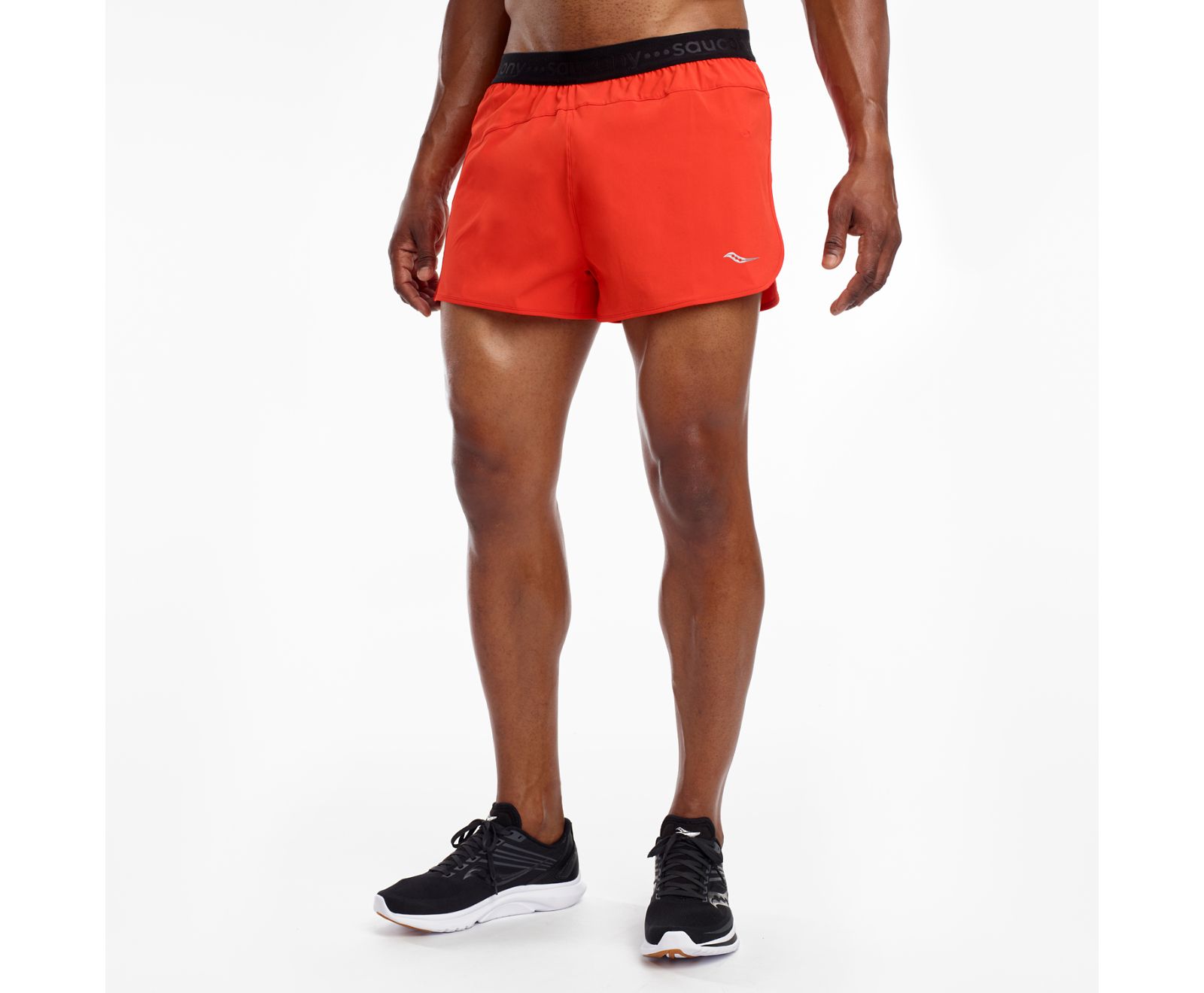 Saucony Outpace 2.5" Split Men's Shorts Rose | Canada 643LISH